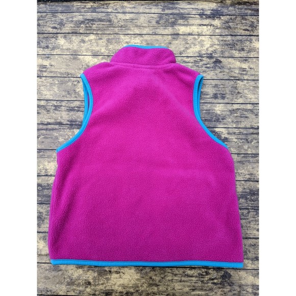 Vintage Rugrats 2000 Viacom Fleece Full Zip Vest Magenta Pink Children's Kids 6 - Picture 3 of 5
